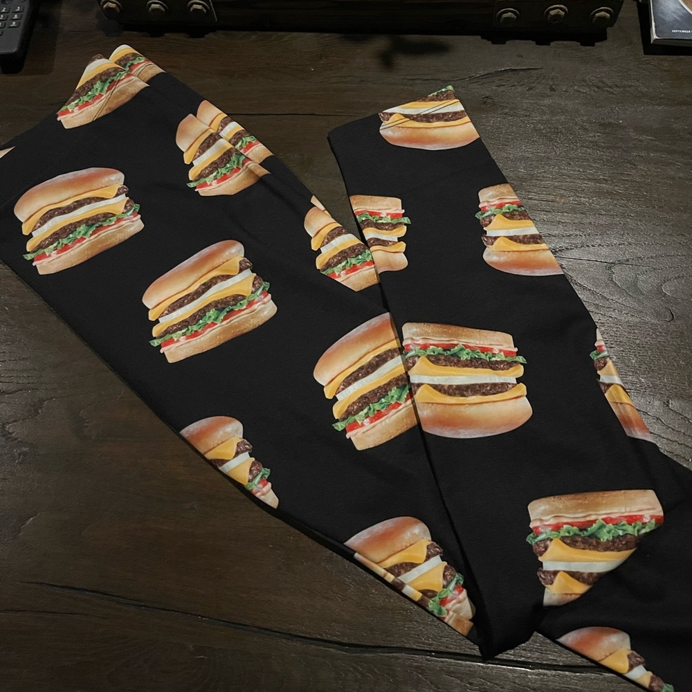 In and Out Double Double Burger leggings